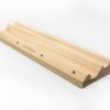 Finger Strength Testing and Training Hangboard with three edge sizes
