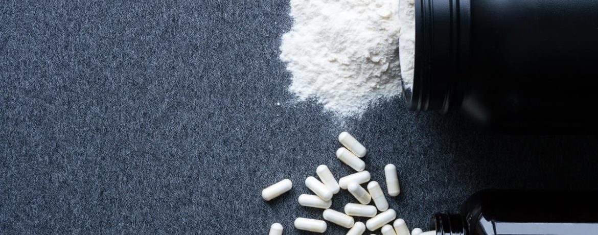 Jar wil collagen supplement tablets