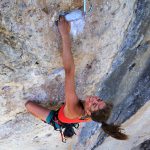 Outdoor climbing at kilnsey