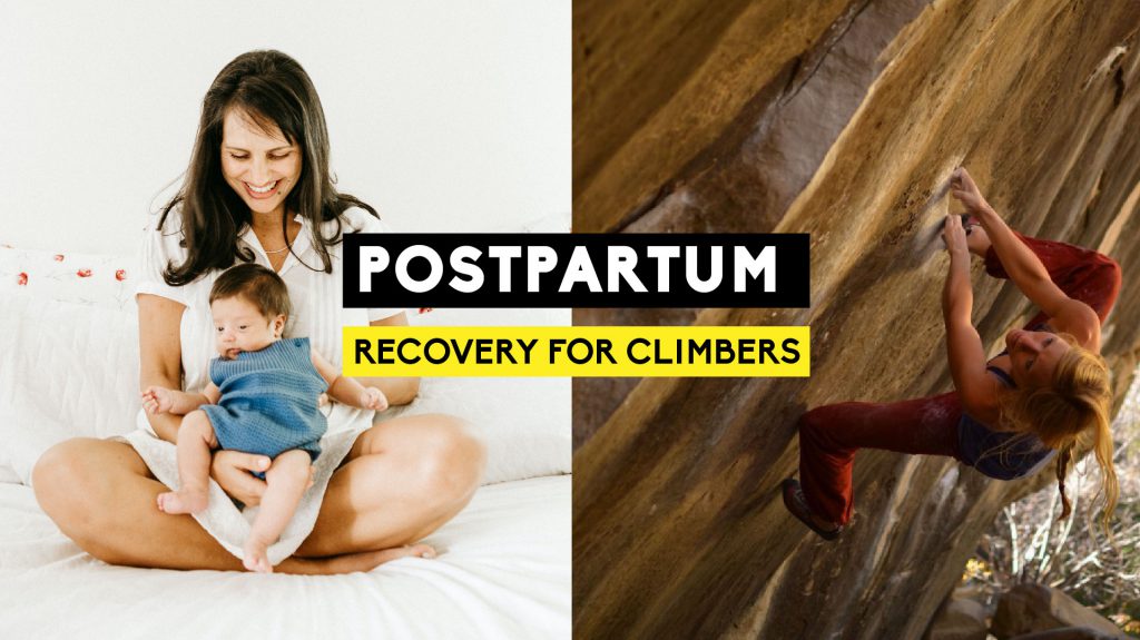Thumbnail for Postpartum recovery for climbers podcast 