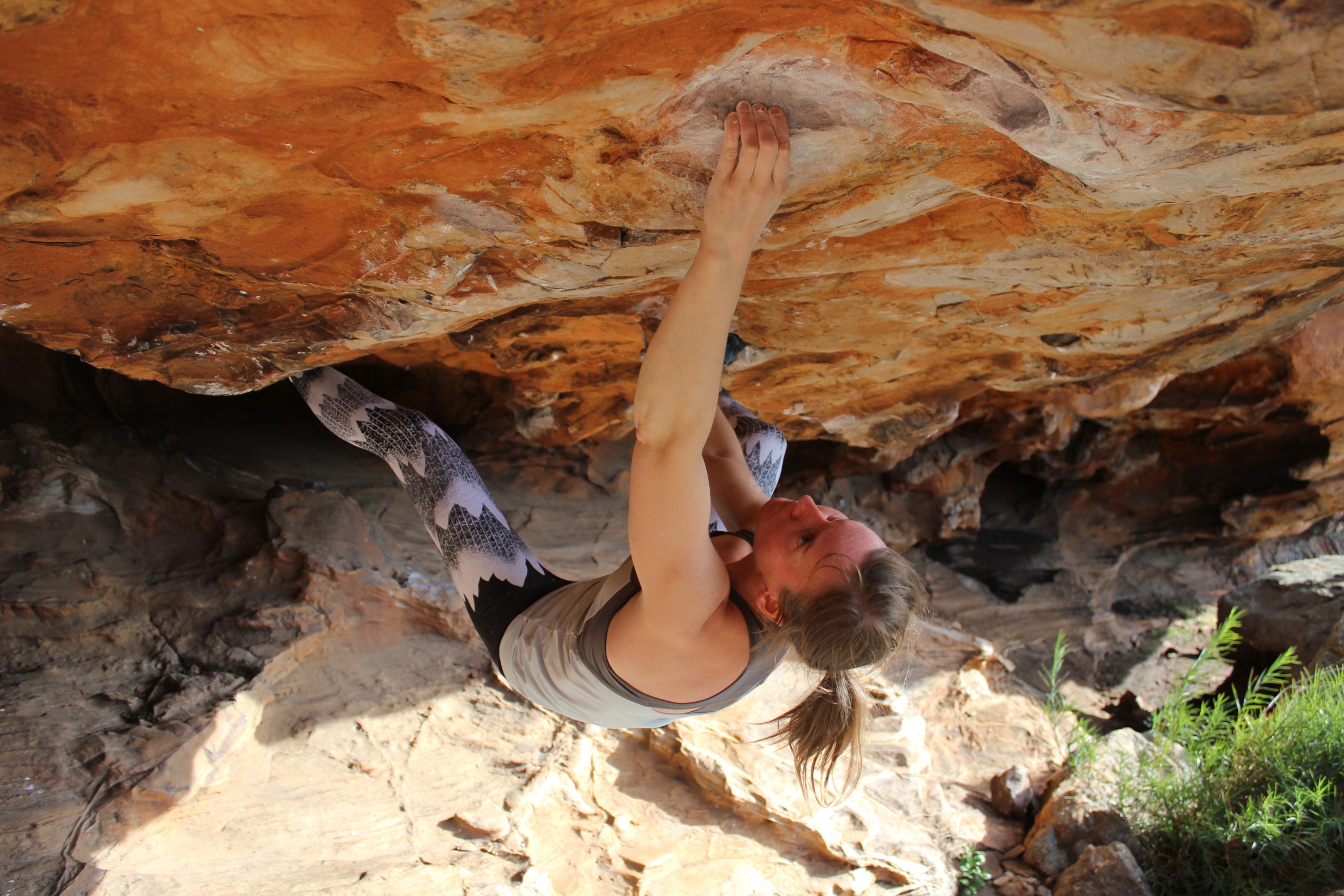 Ella Bouldering 7C+ in Grampians, Australia