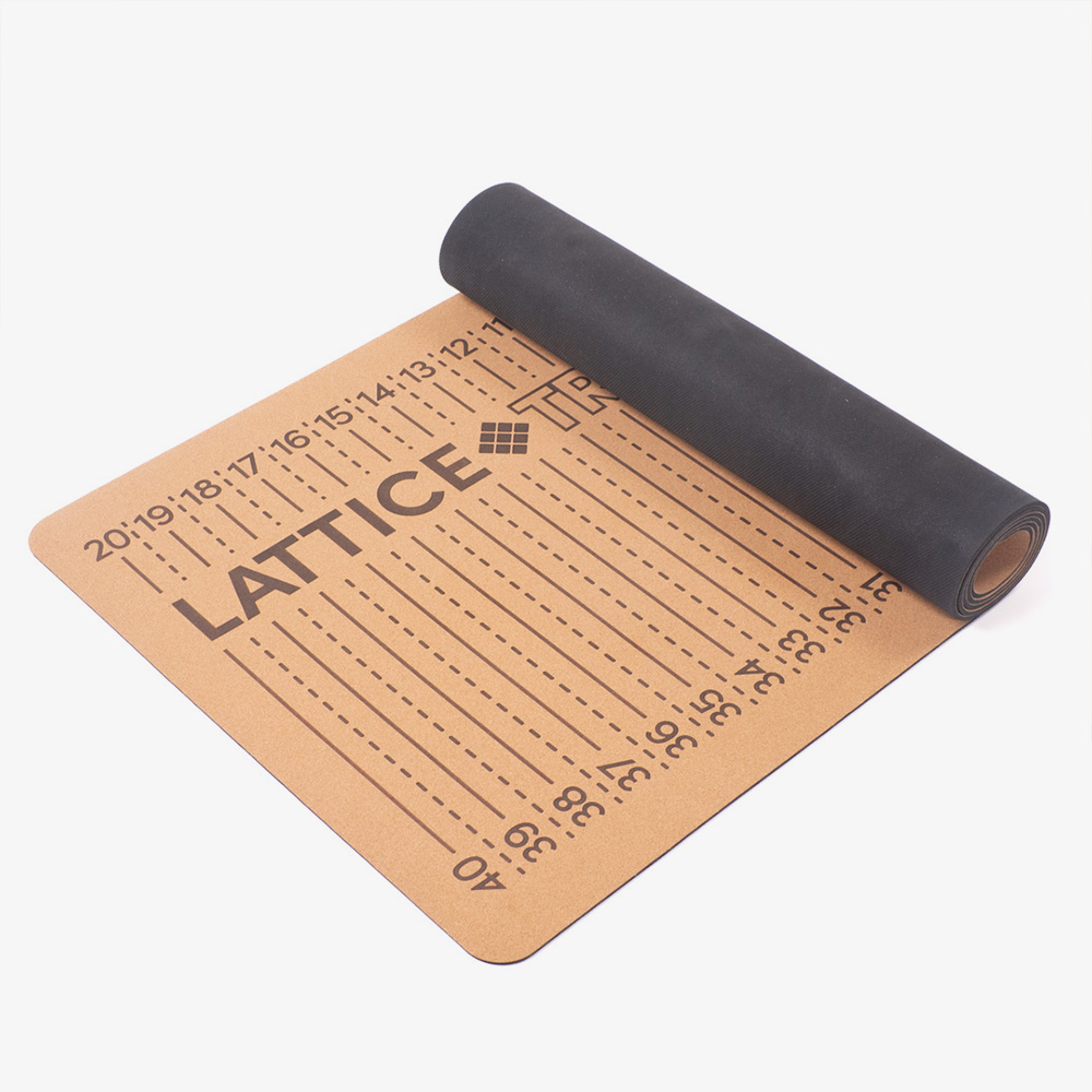 Flex Mat - Cork Yoga Mat - Lattice Training