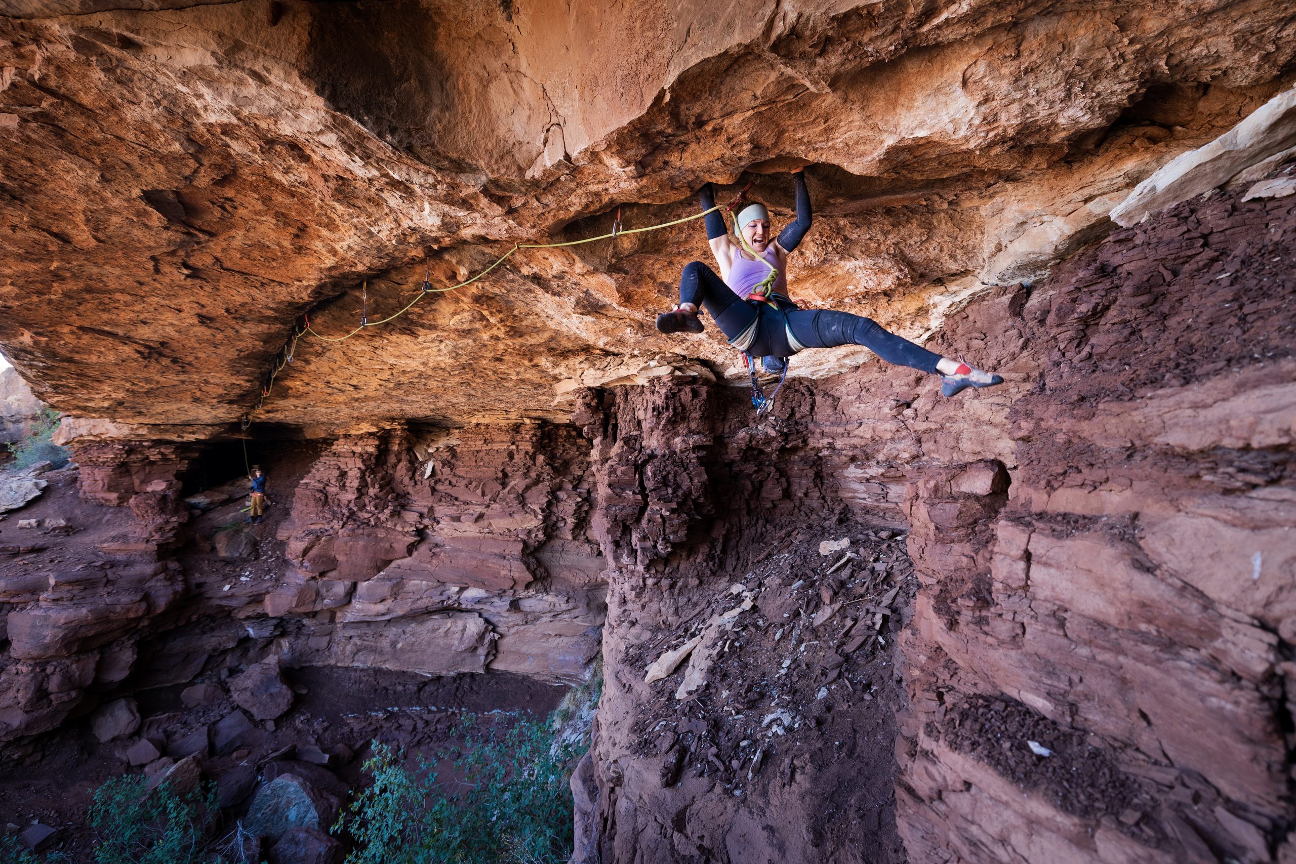 Climbing Necronomicon, 8b/+ with Mary Eden
