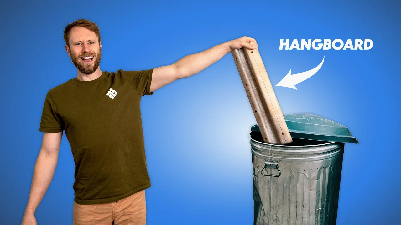 How to Train PickUps with a Portable Hangboard Finger Strength for