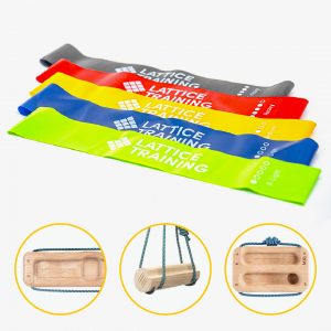 warm up bundle featuring resistance bands, mxedge lift, mxedge switch, and mini bar as options
